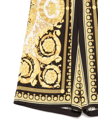 Versace Barocco-print Shorts In Multi