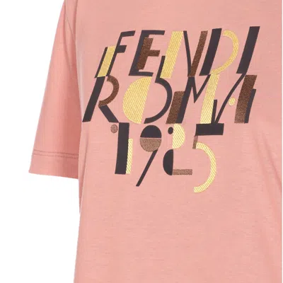 Fendi T-shirt In Pink