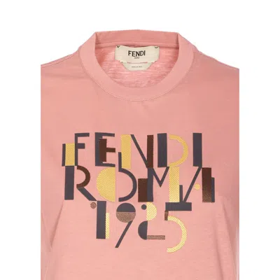 Fendi T-shirt In Pink
