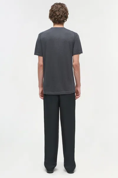 Simkhai Silk-cashmere-blend Knitted Nathan T-shirt In Gray