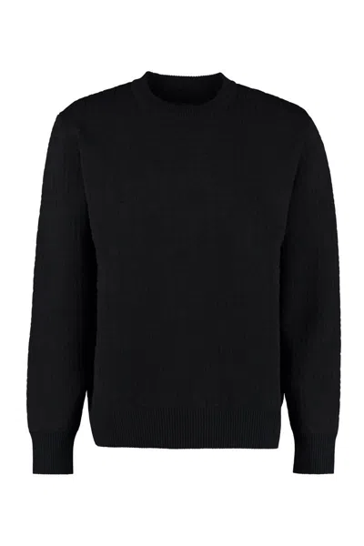 Givenchy Wool Sweater With Bandana Patch In Black