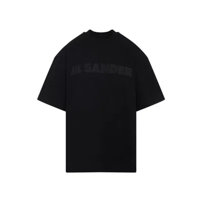 Jil Sander Logo T-shirt In Black