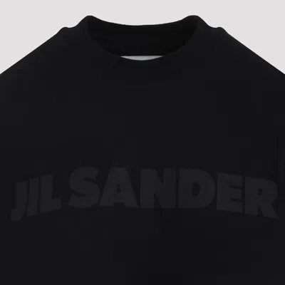 Jil Sander Logo T-shirt In Black