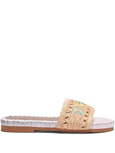 25MM EMBROIDERED SANDALS