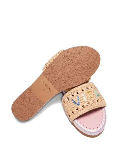 25MM EMBROIDERED SANDALS