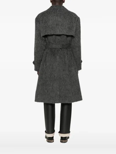 Andersson Bell Belted Coat In Gray