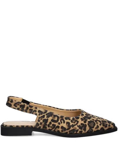 Copenhagen Cph416 Pointed-toe Slingback Flat Pumps In Multi