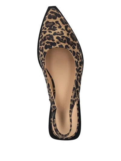 Copenhagen Cph416 Pointed-toe Slingback Flat Pumps In Multi