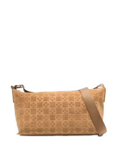 压纹图案邮差包