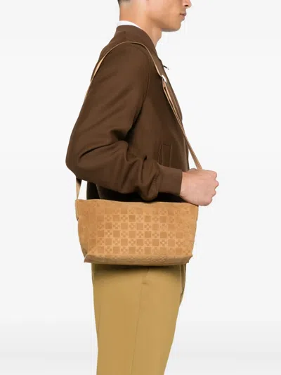 压纹图案邮差包