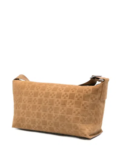 压纹图案邮差包