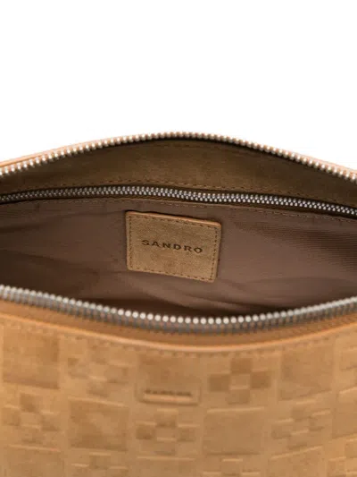 压纹图案邮差包