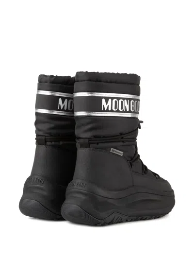 Moon Boot Boots Blacks And Greys In Black