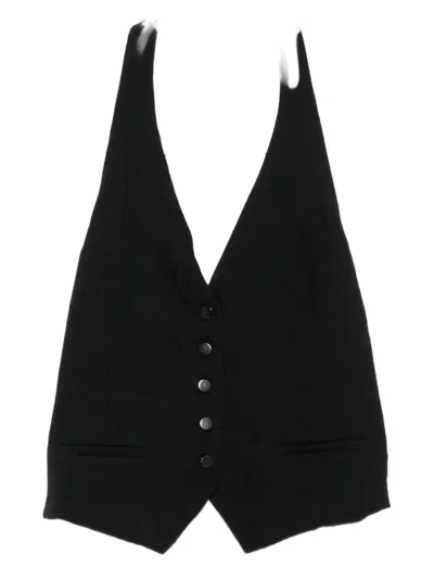 HALTERNECK BUTTONED WAISTCOAT
