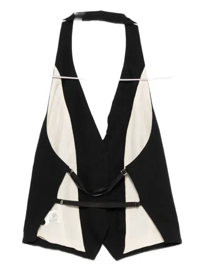 HALTERNECK BUTTONED WAISTCOAT