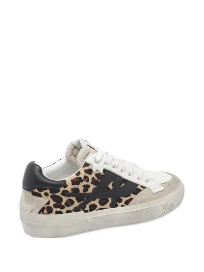 MOONLIGHT RETRO LEOPARD-PRINT SNEAKERS