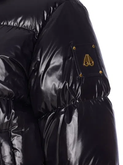 PADDED REMOVABLE-HOOD DOWN JACKET