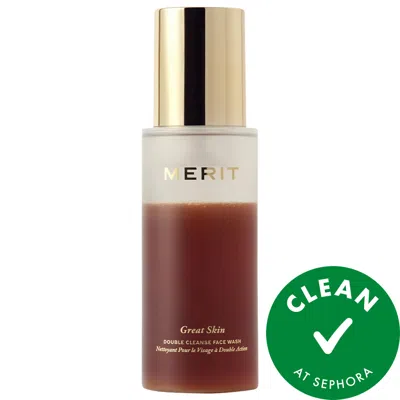 Merit Great Skin Double Cleanse Makeup Removing Cleanser 5 Fl. Oz/150ml