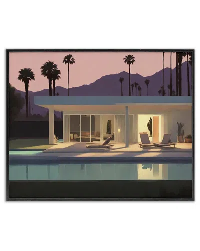 Stupell Industries Summer Pool Reflection Framed Giclee Art In Multi