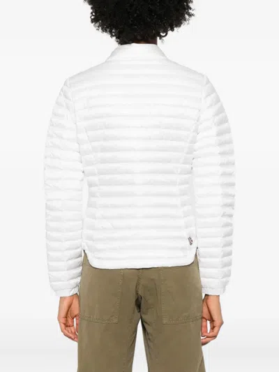 Colmar Quilted Zip-front Jacket In White
