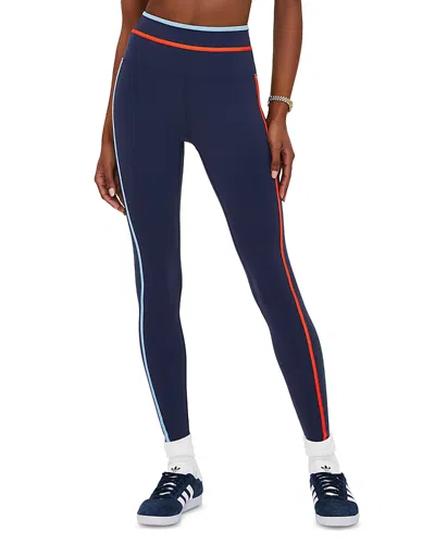 Beach Riot Solara Legging In Cape Cod Colorblock In Blue