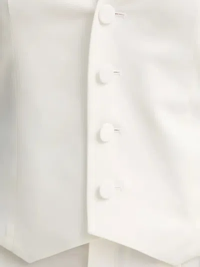 A.l.c Button-front Sleeveless Top In White