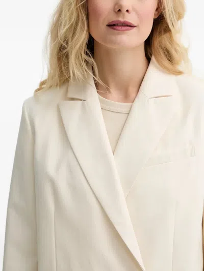 Apc Double-breasted Blazer In Neutral