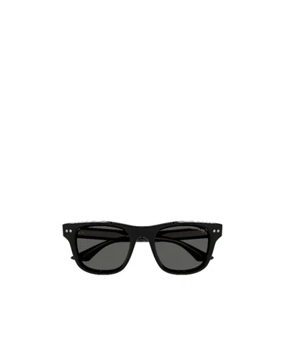 Montblanc Eyewear Rectangular Frame Sunglasses In Black