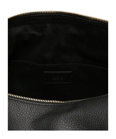 Apc A.p.c. Women Vera Leather Shoulder Bag In Black