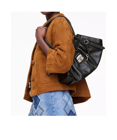 Marc Jacobs The Cristina Small Satchel Black Handbag In Black