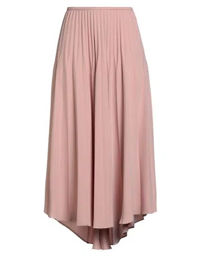 Meimeij Woman Midi Skirt Antique Rose Size 4 Polyester In Pink