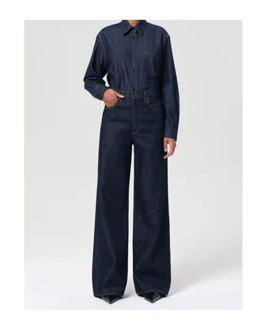 Agolde Low Curve Jeans In Black