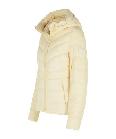 Canada Goose Hooded Long Sleeve Quilted Jacket In Neutral