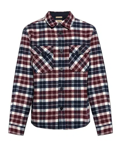 Woolrich Ranger Check Pocket Overshirt In Multi