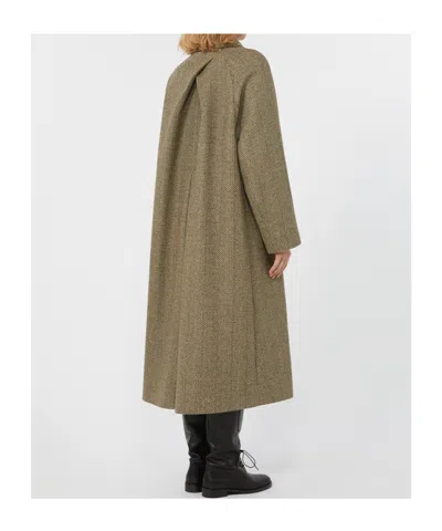Weekend Max Mara Weekend Signature Ugola Wool Blend Coat In Brown