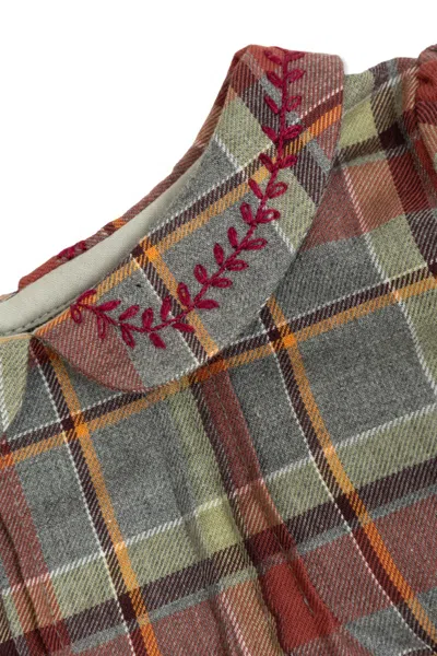 Bonpoint Long Sleeve Shirt In Brown