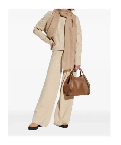 Max Mara Long-sleeved Sweater Jacket In Neutral