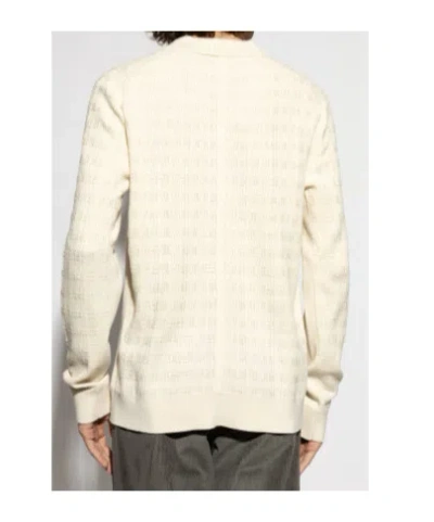 Rag & Bone Harvey Johnny Collar Relaxed Polo In White