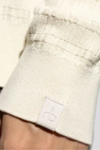 Rag & Bone Harvey Johnny Collar Relaxed Polo In White