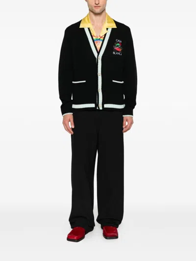 Casablanca Men's Casa Mountain Cardigan In Black