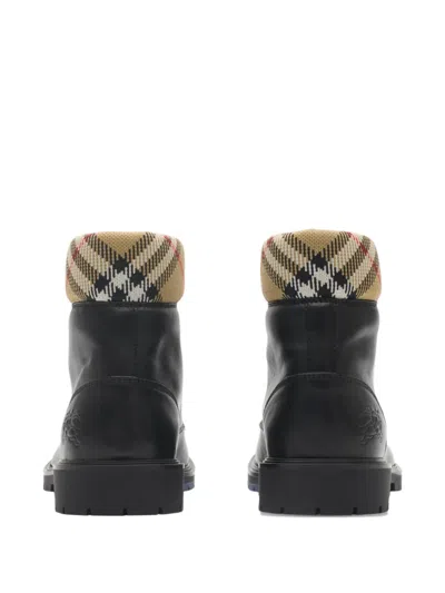 Burberry Brown Leather Amphibian Rogue In Animal Print