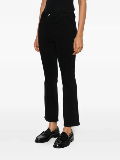 Frame Five-pocket Jeans In Black