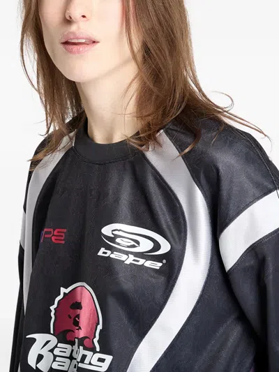 火焰图案长袖T恤