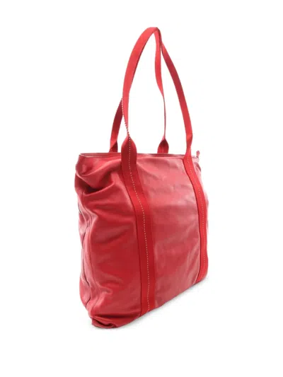 Pre-owned Hermes 2010s Caravan Gm Shoulder Bag In Red