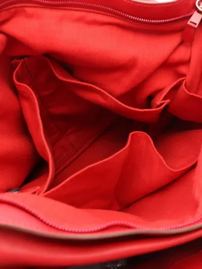 Pre-owned Hermes 2010s Caravan Gm Shoulder Bag In Red