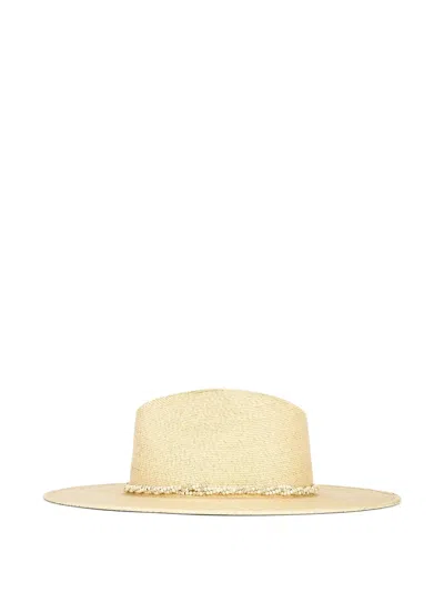 Lack Of Color Paradise Fedora Hat In Neutral