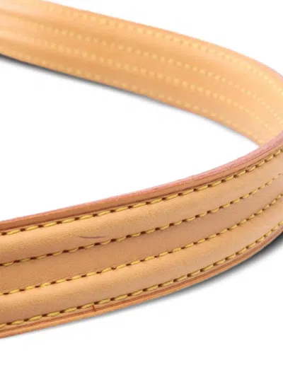 Pre-owned Louis Vuitton 2010s Vivacite Mm Shoulder Bag In Brown