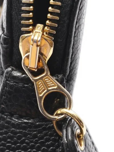 Pre-owned Chanel 1996-1997 Chain Shoulder Bag In Black