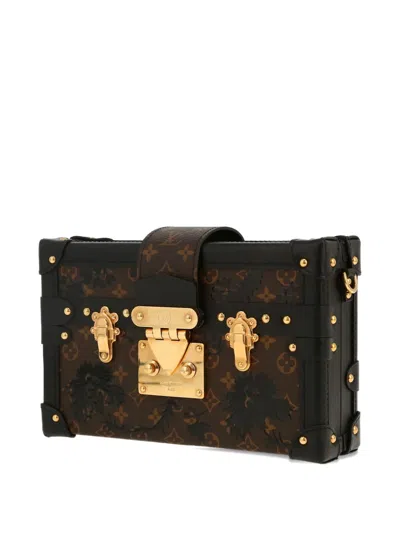 Pre-owned Louis Vuitton Petite Malle Monogram Shoulder Bag In Brown