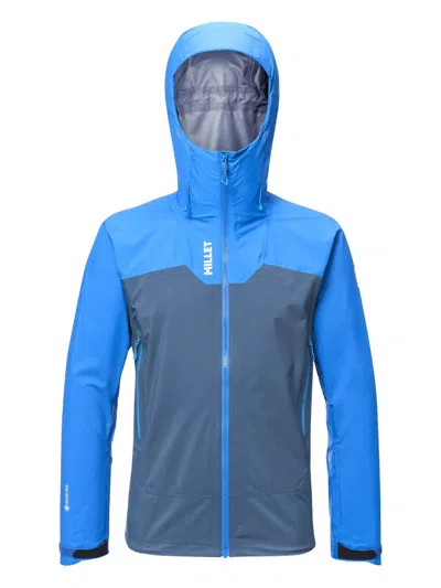 Pascal Millet Kamet Gore-tex Hooded Jacket In Blue